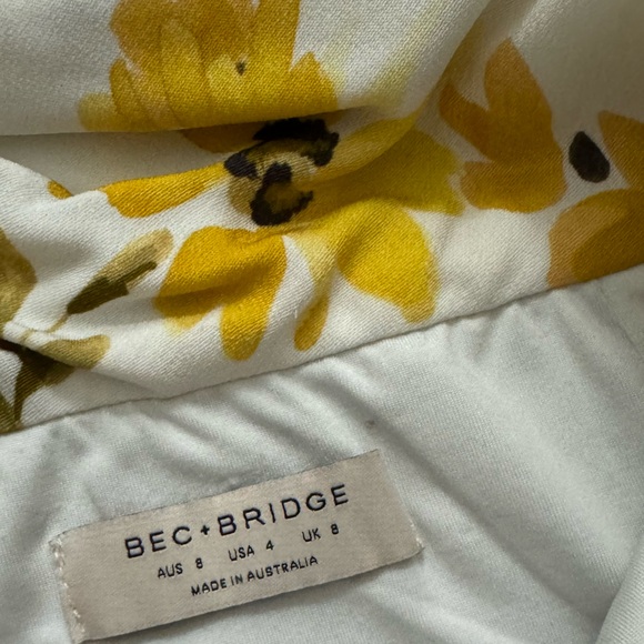 BEC AND BRIDGE DAPHNE MINI DRESS PRINT US SIZE 4 - Picture 9 of 10